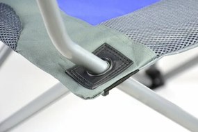 DIVERO Kempingszék Deluxe 2 db 600D kék