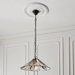 Endon 63938 - Tiffany ASTORIA láncos csillár 1xE27/60W/230V átm. 48 cm