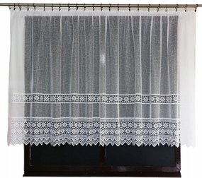 Mg Függöny 618/178 Fehér 350X150cm Kész Szalaggal