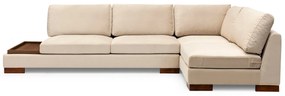 Design sarokkanapé Calista 313 cm bézs - jobb