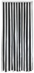 Fekete-ezüstszínű termo függöny ajtóra 90x200 cm – Maximex