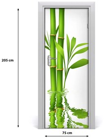 Ajtó tapéta Bambusz 85x205 cm