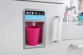 Fából készült játékkonyha gyerekeknek LED világítással, kiegészítőkkel és hangeffektekkel