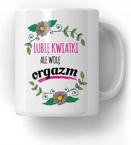 Bögre Szeretem a virágokat Ajándék Lány Feleség Barátnő