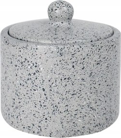 Kozmetikai tároló doboz Q-bath terrazzo szürke