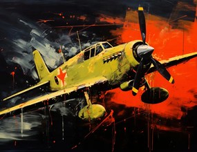 Poszter 65x50cm Színes átjáró