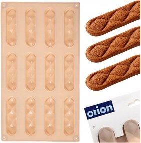 Szilikon keksz sütőforma omlós praliné kekszekhez