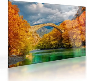 Üveg kép - Konitsa híd (70x50 cm)