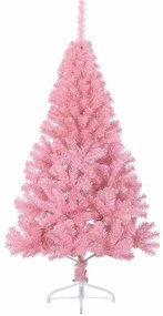 Mesterséges, előre világított karácsonyi fa Rózsaszín 180 cm