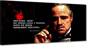 Festmények 120x60 Don Vito Corleone God Fat