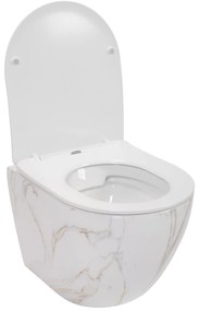 WC csésze Rea Carlos Slim Rimless Aiax Shiny
