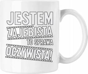 Zajebista és Nyilvánvaló Bögre Fehér 330ml