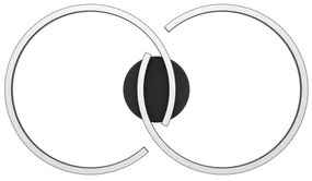 Eglo 900955-LED RGBW Dimmelhető mennyezeti lámpa AMANDOLO 19,5W/230V fekete + távirányító