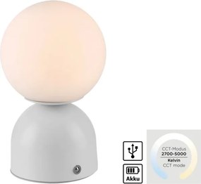 Schöner Wohnen 19218-16 - LED-fényerőszabályozású asztali lámpa RUDI LED/1,2W/5V fehér