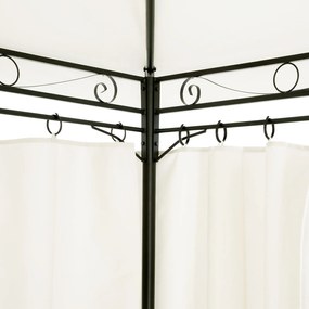 Casaria® Kerti pavilon Topas 4x3 - krém