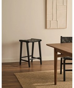 Fekete mahagóni fa bárszék Calixta – Kave Home