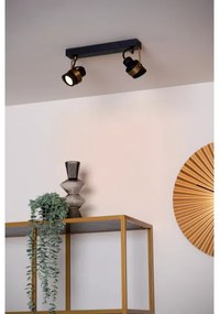 Lucide 34944/02/30 - Spotlámpa TUNDRAN 2xGU10/5W/230V fekete