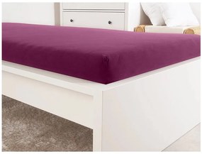 Jersey lepedő kiságyba EXCLUSIVE 70x140 cm bordó