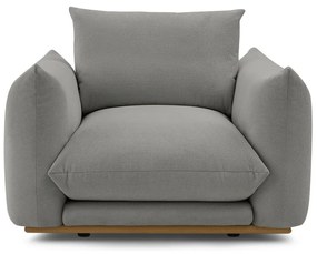 Szürke fotel Ernest – Bobochic Paris