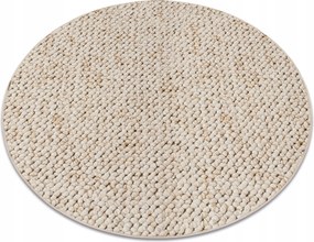 Hurkos Szőnyeg Casablanca krém Melange Nappali Hálószoba Kör 100 cm