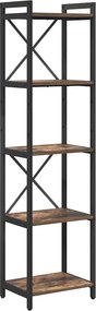 vidaXL Könyvespolc Füstölt tölgy 40 x 30 x 155 cm Faanyag
