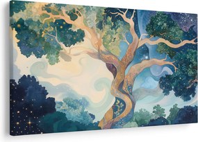 Kép – Kozmikus fa (90x60 cm)