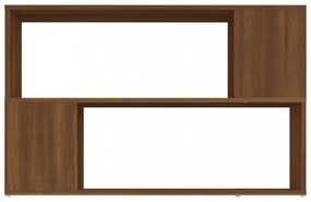 füstös tölgy színű szerelt fa könyvszekrény 100x24x63 cm