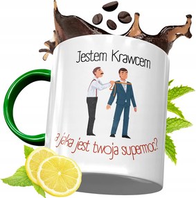 Zöld Bögre Szabónak Születésnapi Ajándéknak, fényképes nyomtatással