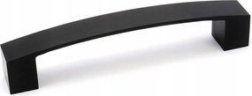Bútorfogantyú Egyenes Fém Fekete Matt Távolság 128 MM DU10 UA10