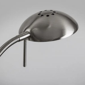 Brilagi - Fényerőszabályozható állólámpa SCARLETT 1xR7s/230W/230V+1xG9/40W matt króm