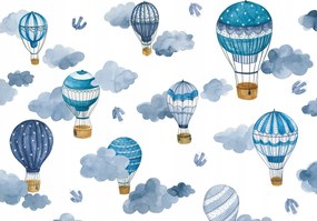 Fotótapéta gyerekeknek lufik felhők m2 flizelina