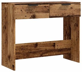 konzolasztal Régi fa 90x36x75 cm Gépelt fa