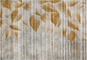 Fotótapéta Arany levelek textúra elegancia otthonosság vinil 208x146 +ragasztó