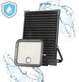 LED kültéri napelemes reflektor szenzorral LED/30W/6,4V IP65 3000/4000K