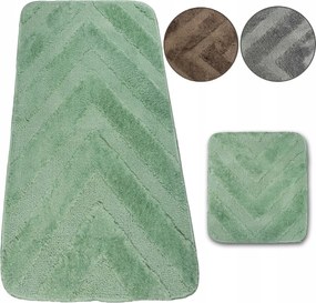 2x Fürdőszobaszőnyeg Csúszásgátló Szőnyeg Puha Szett 50x80 Szett 2in1