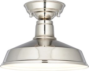 ENDON 96181 DARTON Loft Mennyezeti Lámpa Nickel-Nero E27 IP20