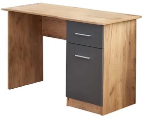 ELMO íróasztal - Tölgyfa Sárga / Antracit