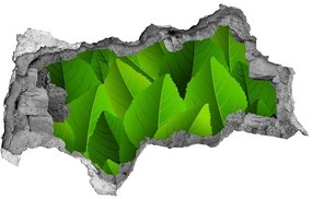 Lyuk 3d fali matrica Zöld levelek nd-b-90288454