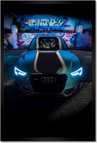 Poszterek keretben 40x60 Kék Audi Autók