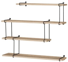 Modern Falipolc Tölgy Színben. Méret: 80 cm. P-065