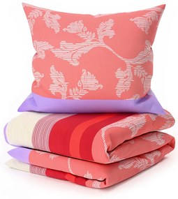 Renforcé pamut ágynemű IMARA piros Ágyneműhuzat mérete: 2 db 80 x 80 cm | 200 x 200 cm