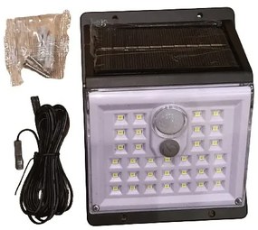 Napenergiás világítás 45 LED mozgás- és szürkületi érzékelővel