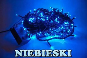 Karácsonyfa dekorációs fényfüzérek 100 db Led karácsonyfadísz kék