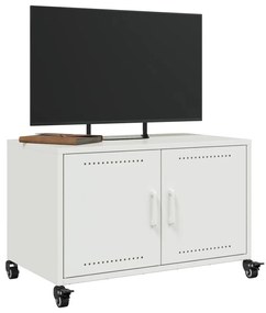 fehér acél TV-szekrény 68 x 39 x 43,5 cm