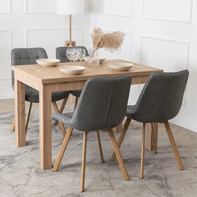 KATHY Kárpitozott Étkezőszék Szürke Színben