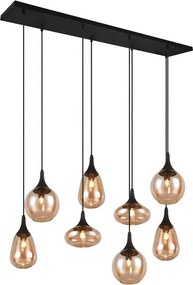 TRIO 317000813 LUMINA Többágú Függesztett Lámpa Fekete E14 IP20