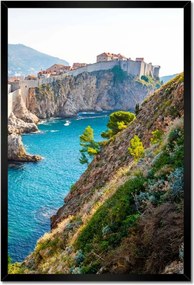 Poszterek keretben 40x60 Kilátás a Lovrijenac erődből