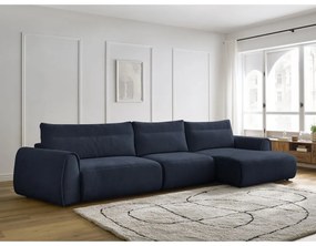 Sötétkék sarokkanapé Aden – Bobochic Paris