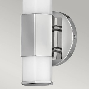 Quintiesse modern fürdőszobai lámpa facet opál csiszolt króm elsqnfacetled1pcbath IP44