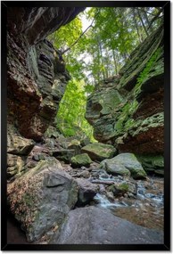 Poszterek keretben 40x60 Hegyek Kövek Sziklák